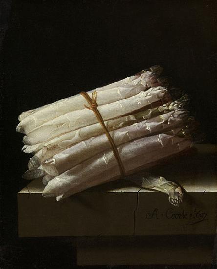 Adriaen Coorte Still Life with Asparagus. Germany oil painting art